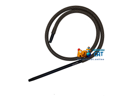 Силиконовый шланг в оплетке с мундштуком Red Stork Black Gold